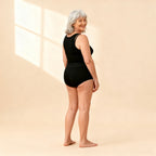 Back view of the high-waisted Dried Angels leakproof panty