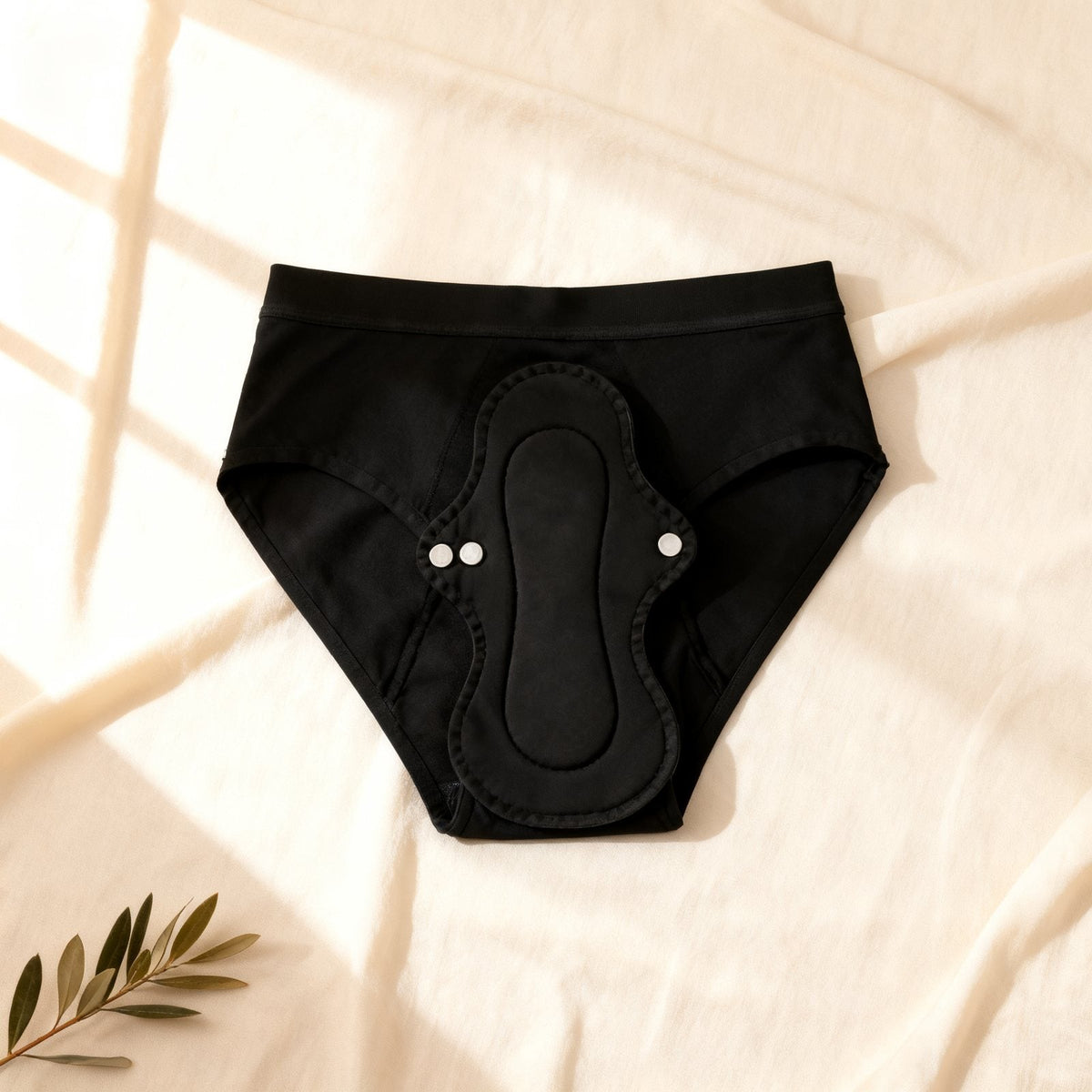 Leakproof Underwear + Snap-On Pad Set